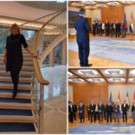Na prijamu kod predsjednika RH i članica Društva pedagoga tehničke kulture Ogulin, Valentina Blašković